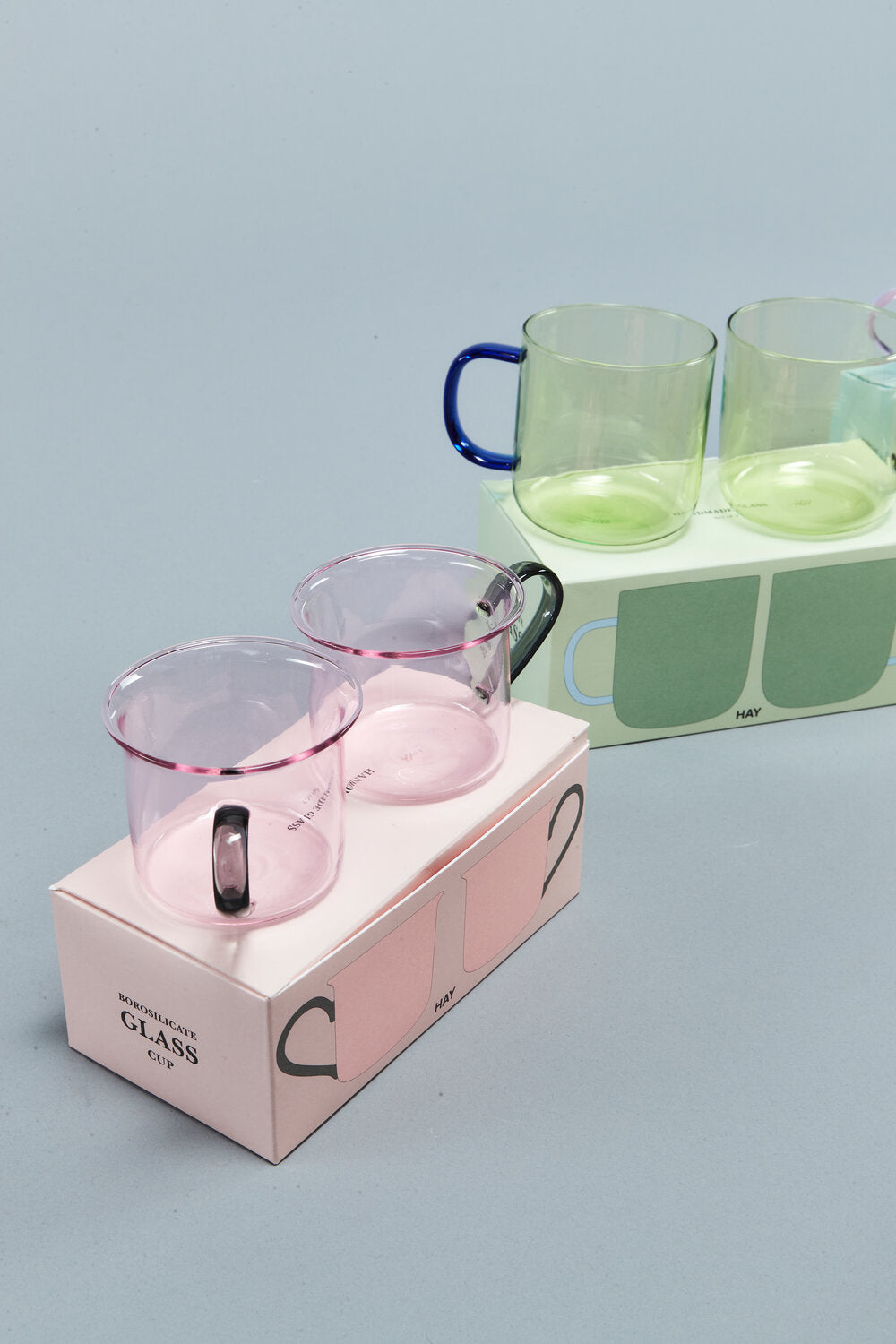 HAY Borosilicate kop, pink - sæt af to - Bahne